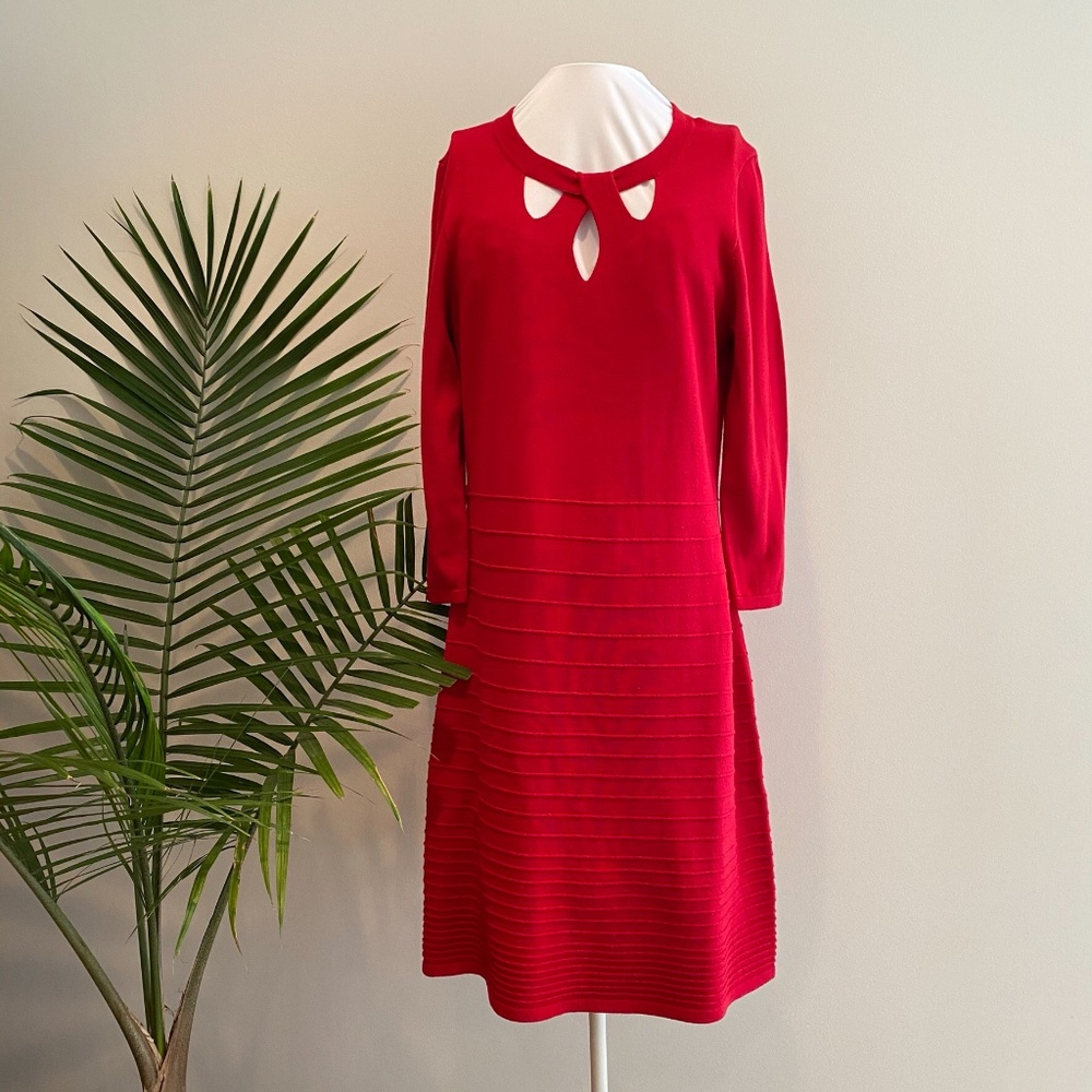 Nine West Red Sweater Dress / M